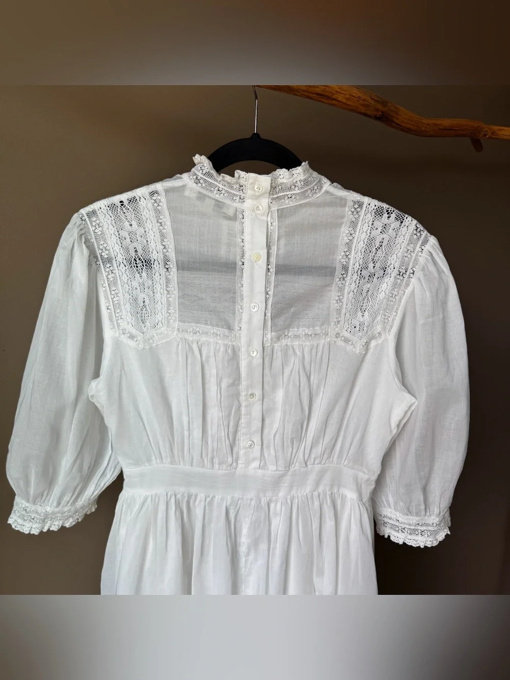 Averie lace panel Victorian Edwardian inspired - Picture 8 of 9